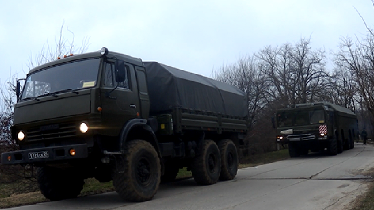 Оккупанты в Крыму провели обучение с береговыми ракетными комплексами «Бастион»